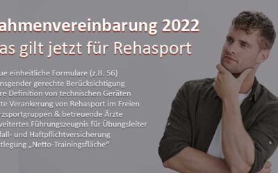 Rahmenvereinbarung Rehasport 2022